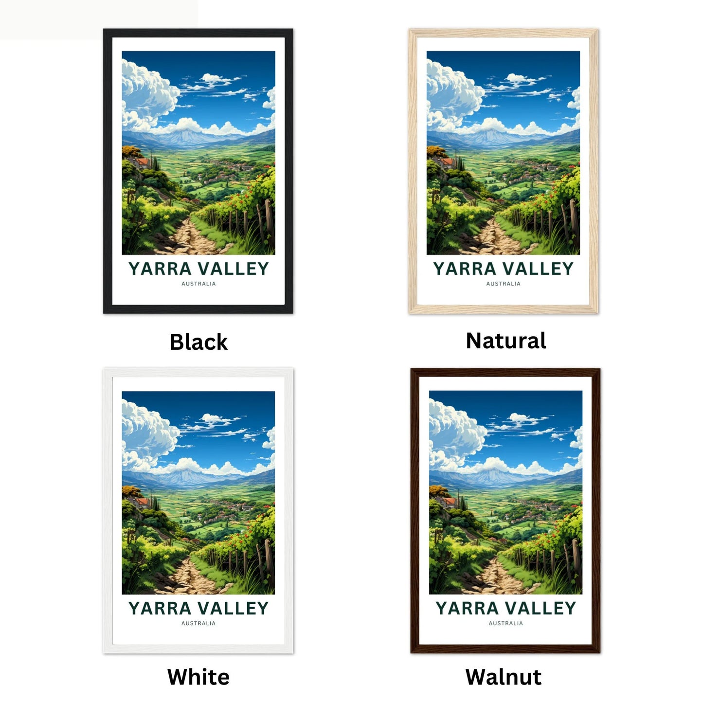 Yarra Valley Travel Poster