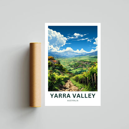 Yarra Valley Travel Poster