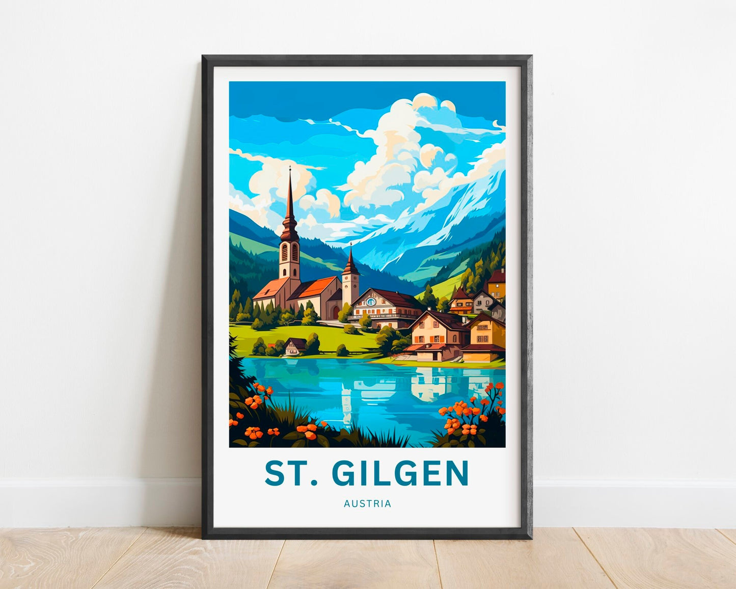 St. Gilgen Travel Poster