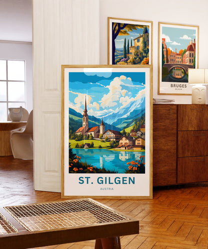 St. Gilgen Travel Poster