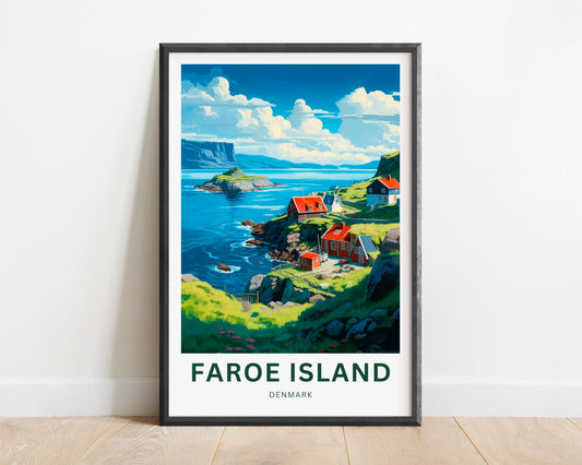 Faroe Island Travel Poster