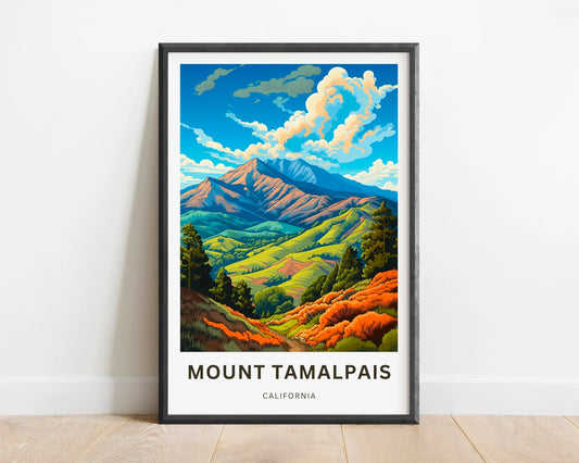 Mount Tamalpais Travel Poster