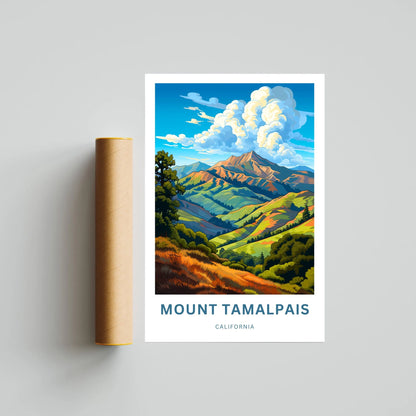 Mount Tamalpais Travel Poster