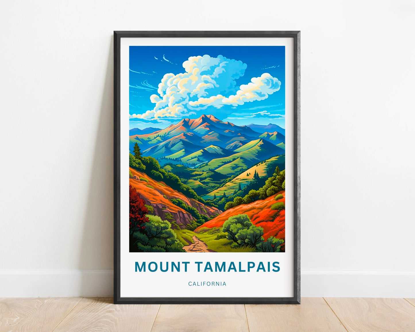 Mount Tamalpais Travel Poster