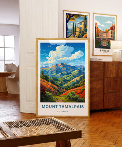 Mount Tamalpais Travel Poster