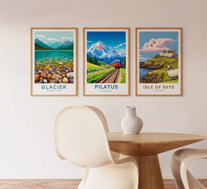 Pilatus Travel Poster