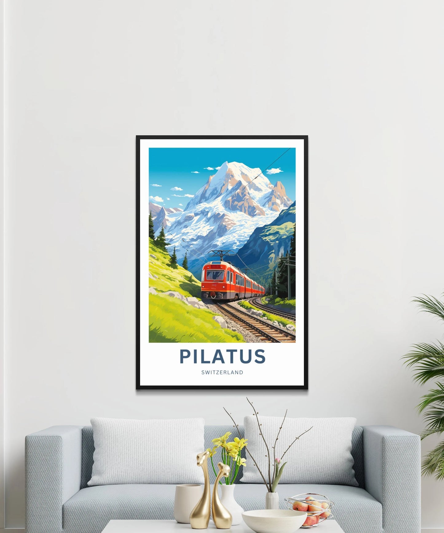 Pilatus Travel Poster