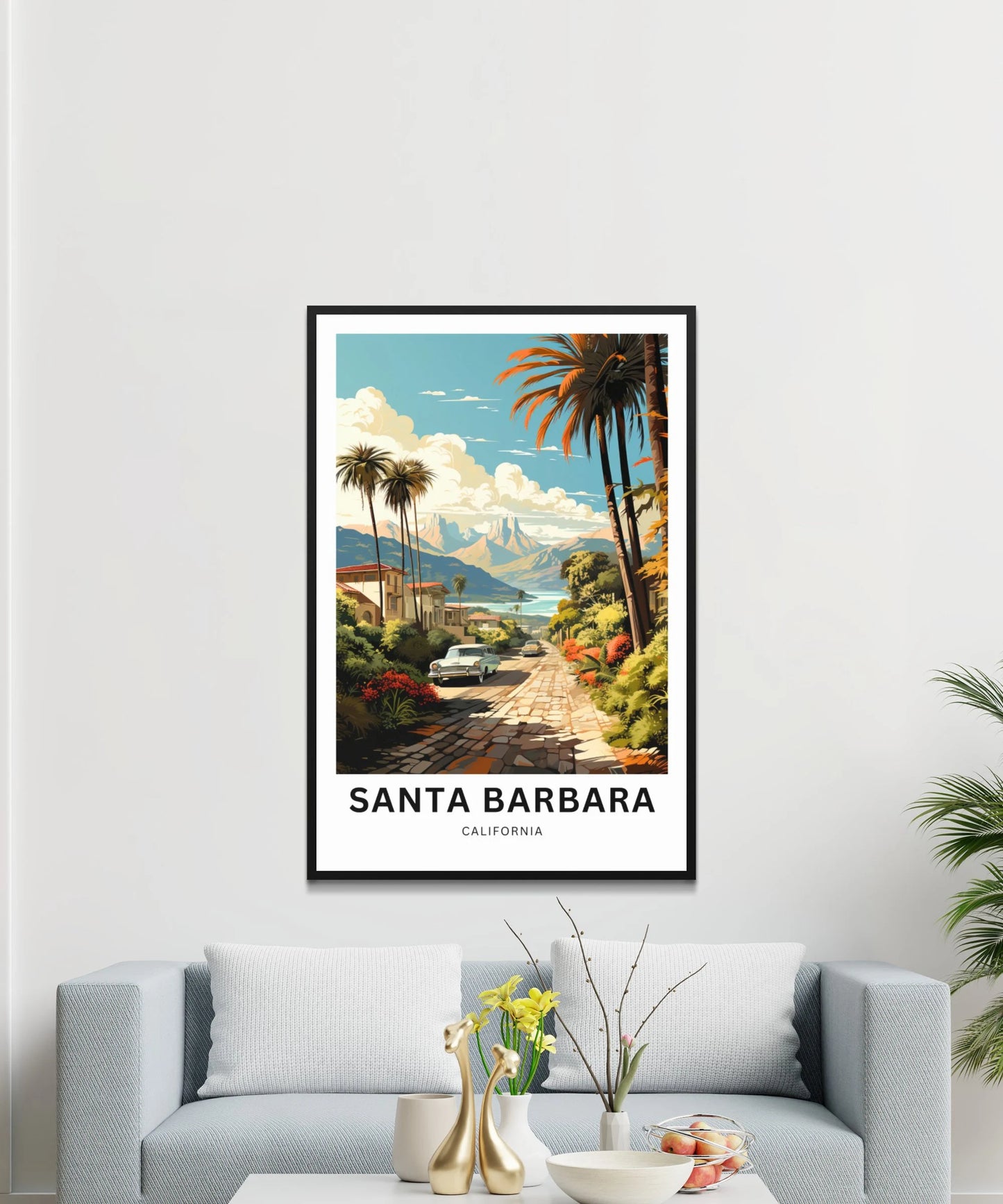 Santa Barbara Travel Poster