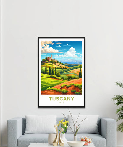 Tuscany Travel Poster