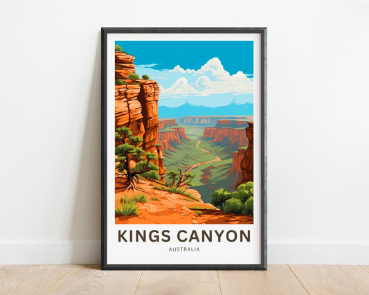 Kings Canyon Travel Poster
