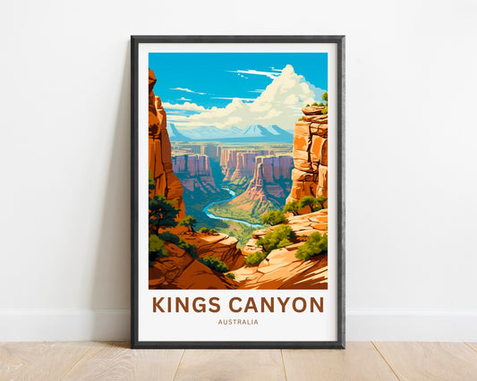 Kings Canyon Travel Poster