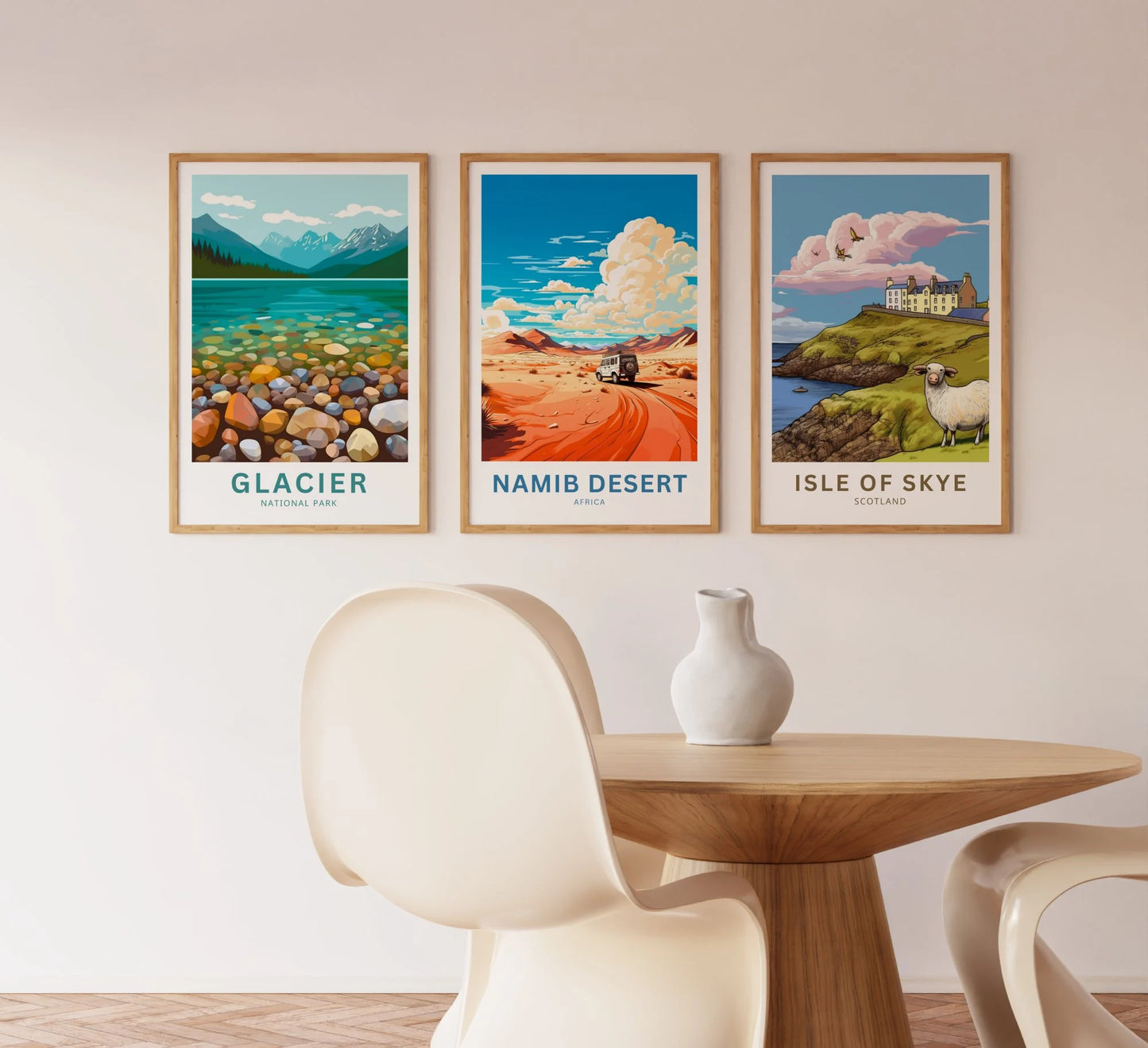 Namib Desert Travel Poster