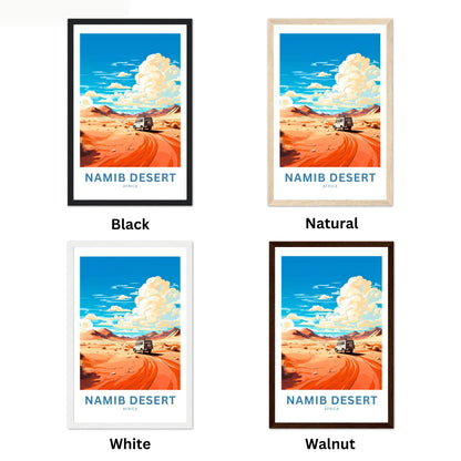 Namib Desert Travel Poster