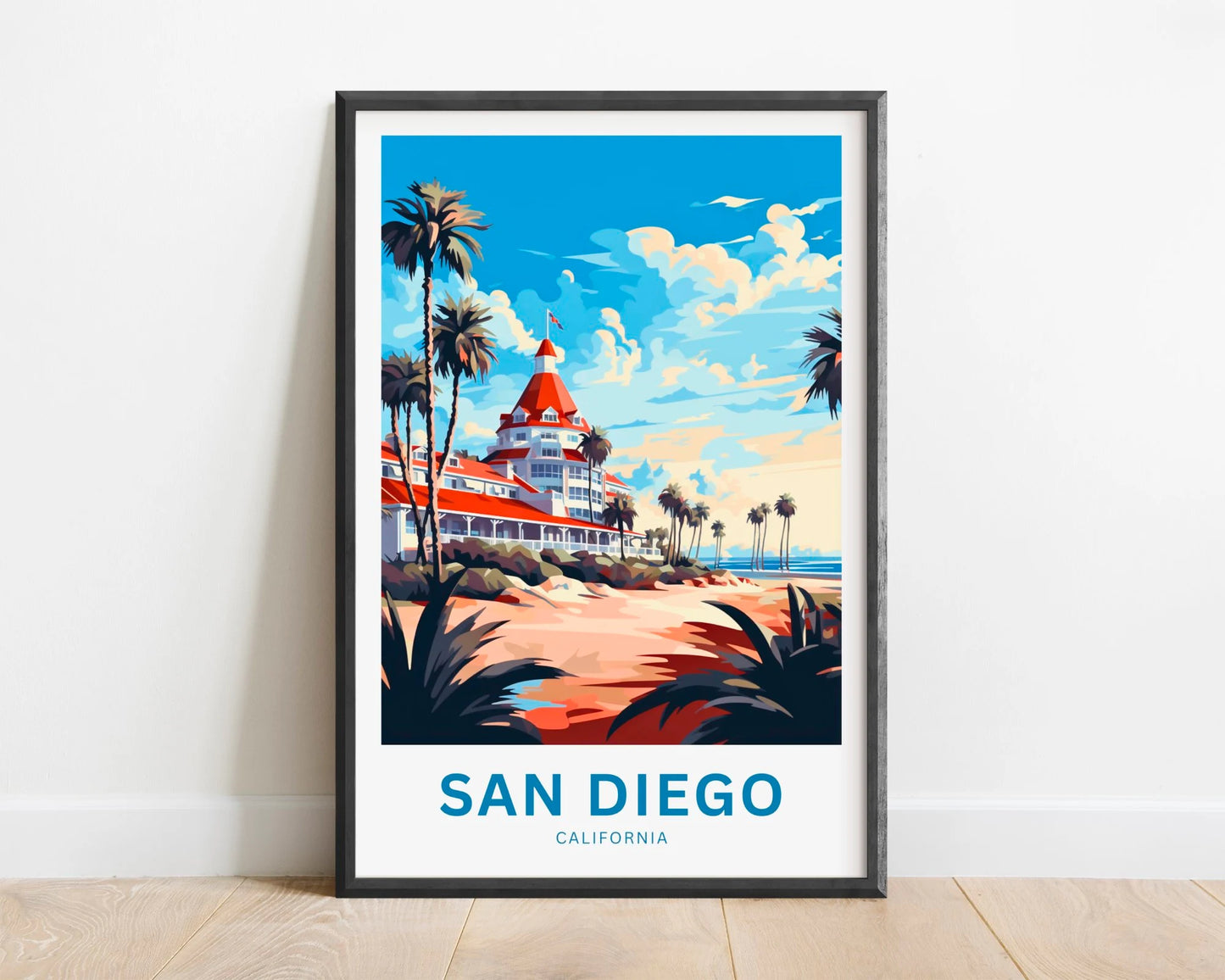 San Diego Travel Poster