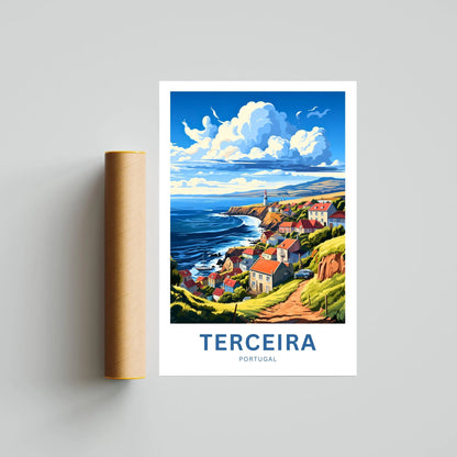 Terceira Travel Poster