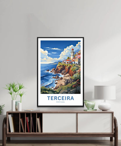 Terceira Travel Poster