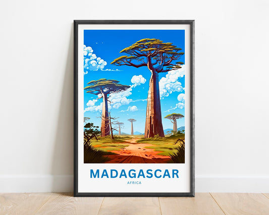 Madagascar Travel Poster