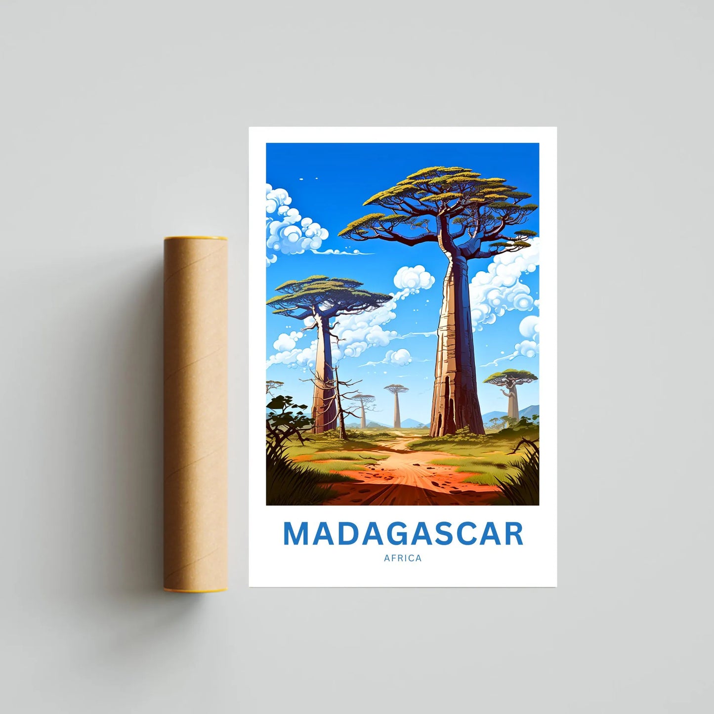 Madagascar Travel Poster