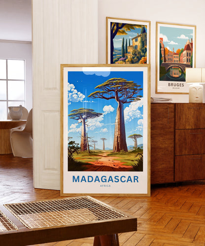 Madagascar Travel Poster