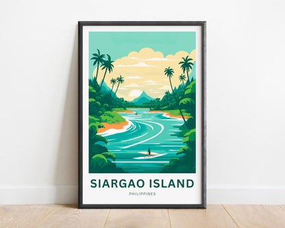 Siargao Island Travel Poster