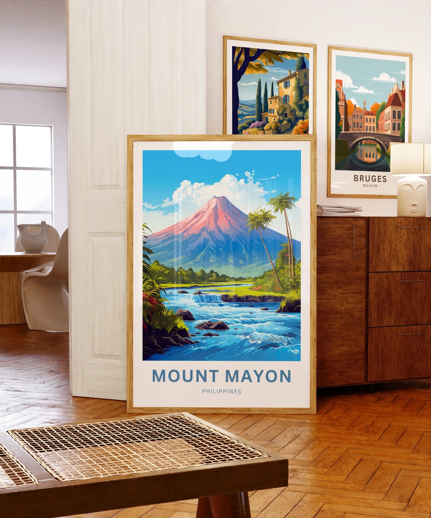 Mount Mayon Travel Poster