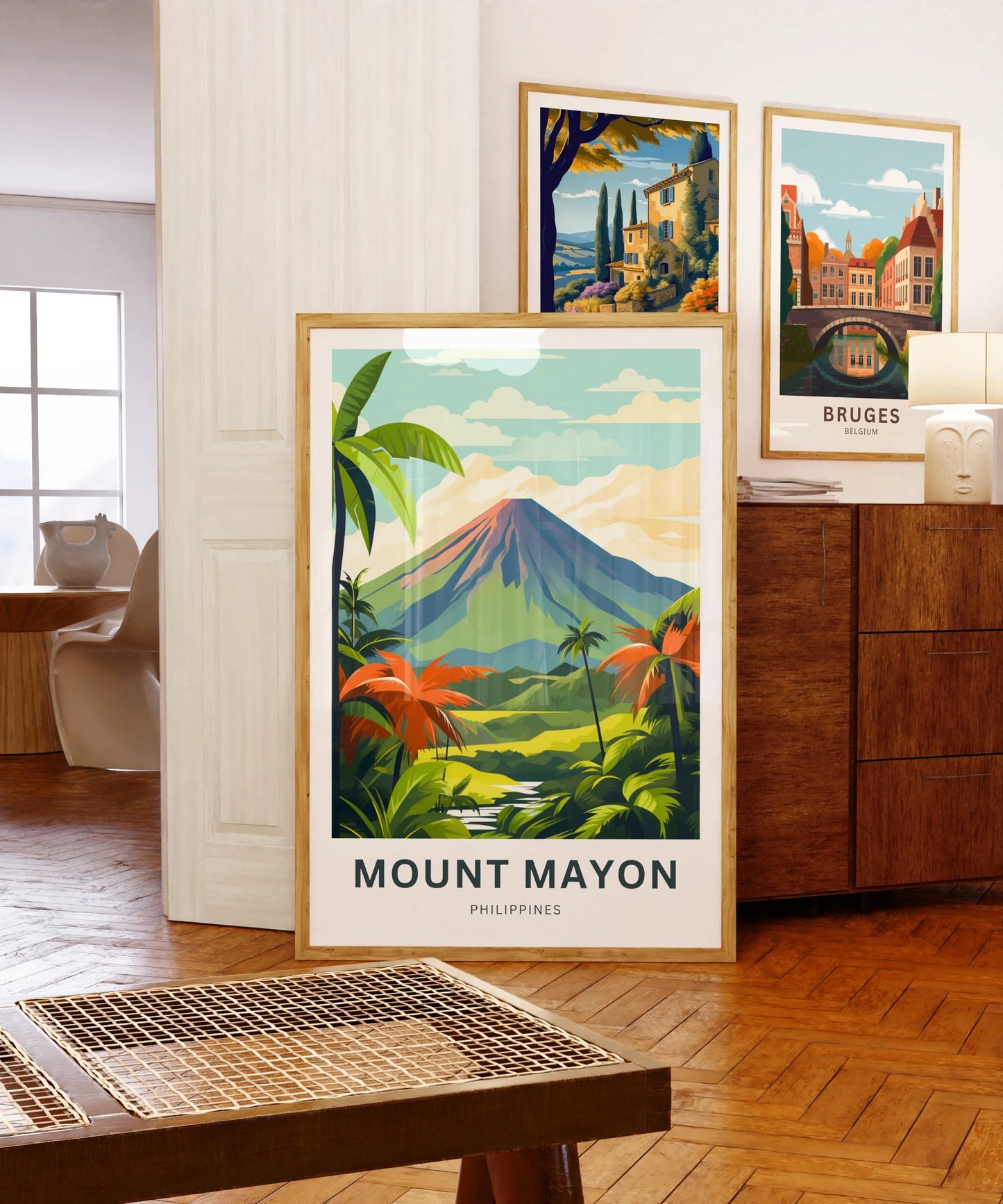 Mount Mayon Travel Poster