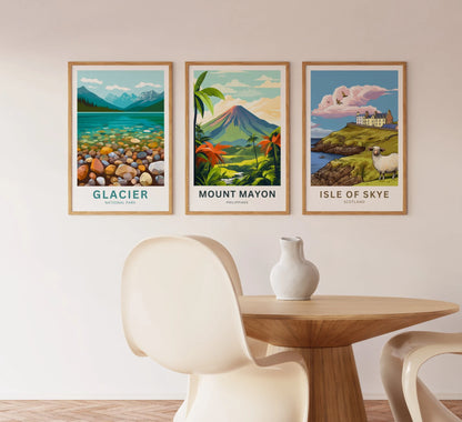 Mount Mayon Travel Poster