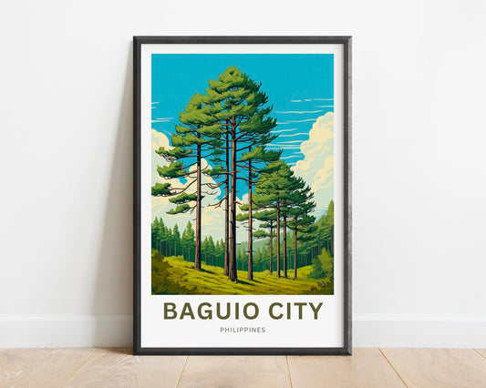 Baguio Travel Poster