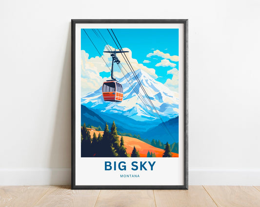 Big Sky Travel Poster