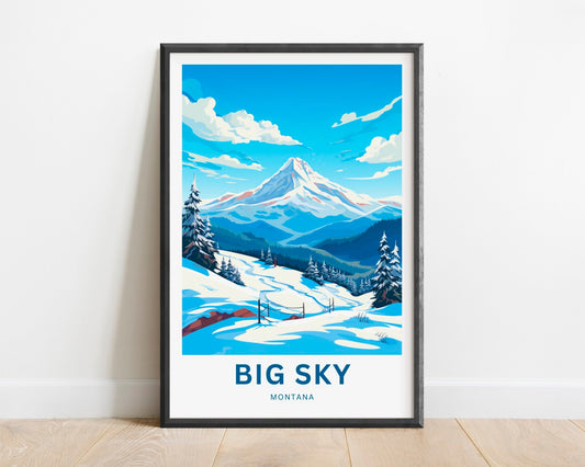 Big Sky Travel Poster