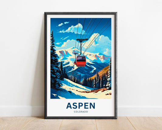 Aspen Travel Poster