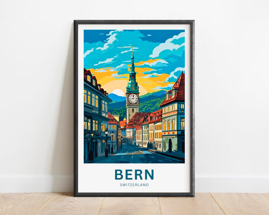 Bern Travel Poster