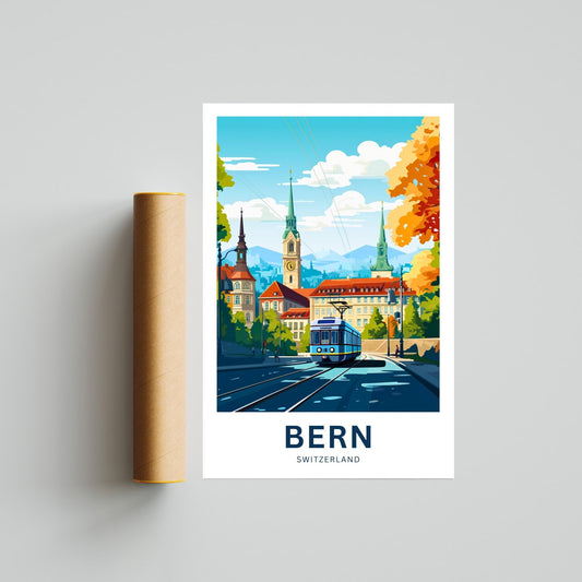 Bern Travel Poster