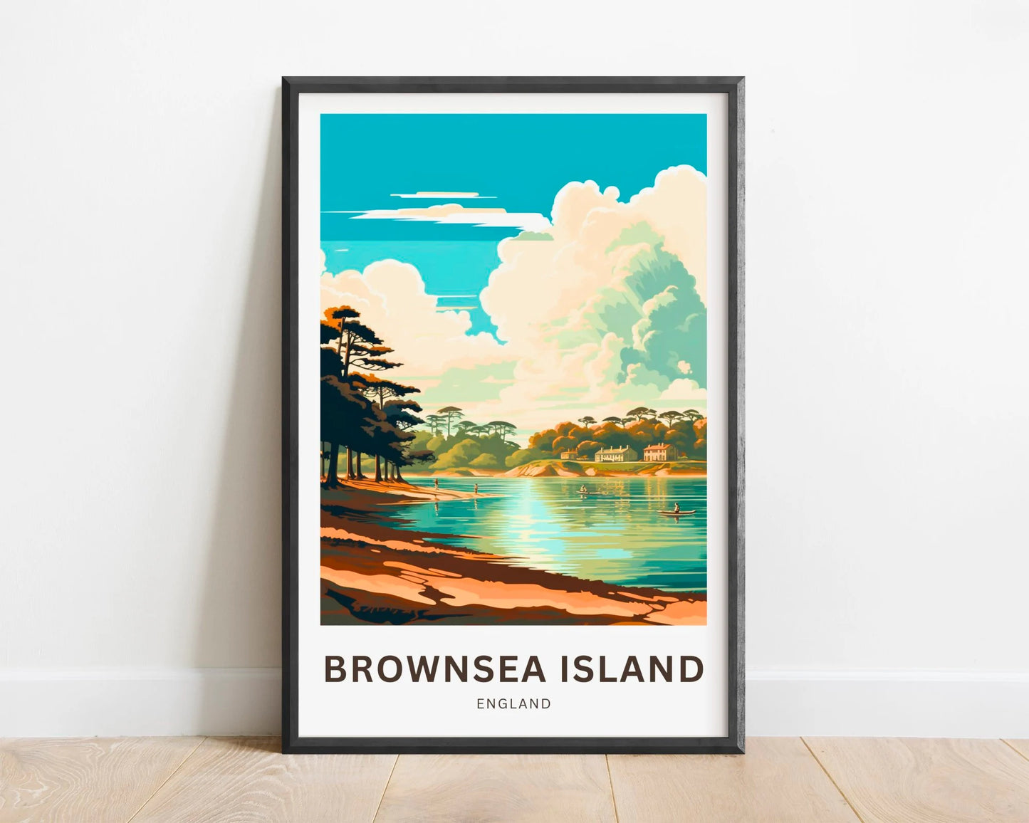 Brownsea Island Travel Poster