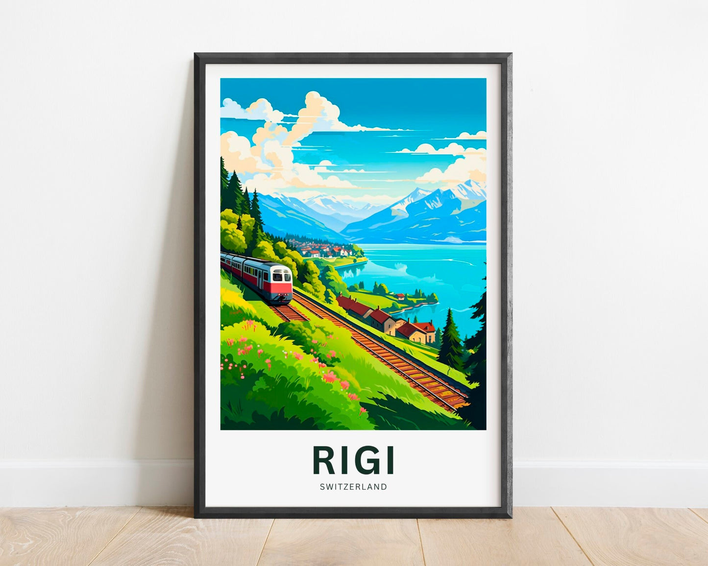 Rigi Travel Poster