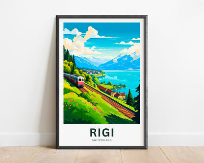 Rigi Travel Poster