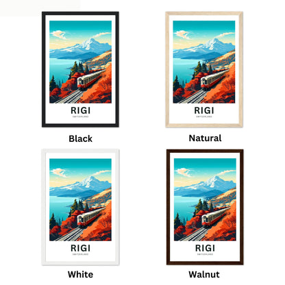 Rigi Travel Poster