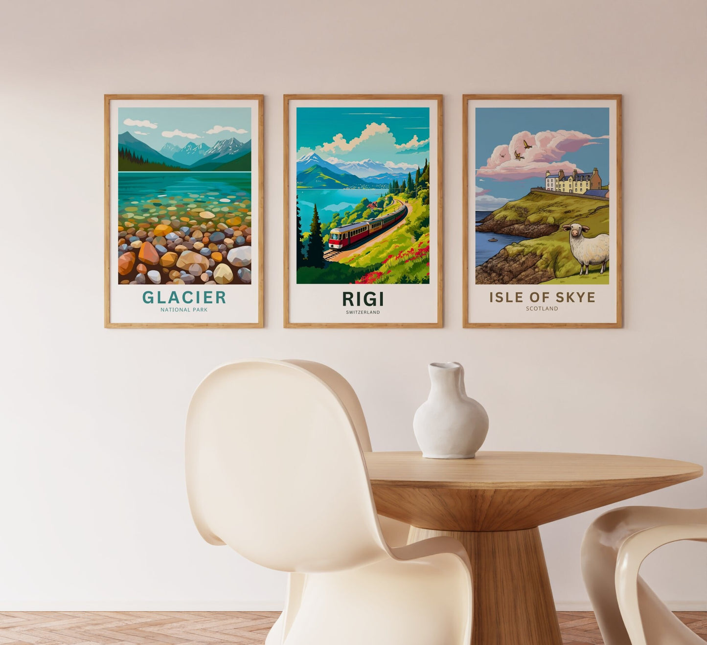 Rigi Travel Print - Rigi poster, Switzerland Wall Art, Framed present, Gift Switzerland Present, Queen of the Mountains - TravelTreasureCo