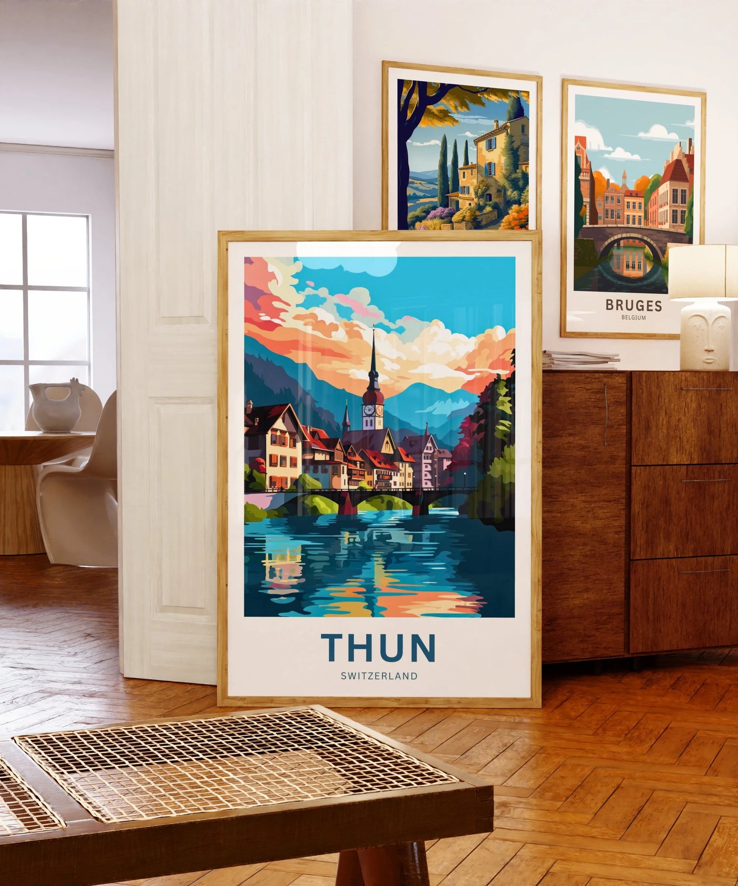 Thun Travel Poster