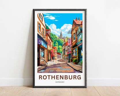 Rothenburg Travel Poster