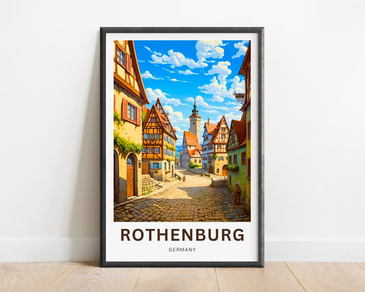 Rothenburg Travel Poster