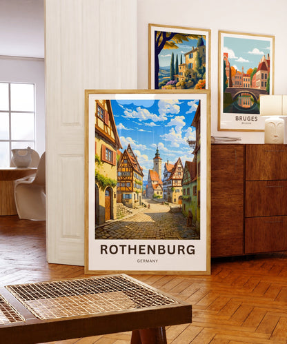 Rothenburg Travel Poster