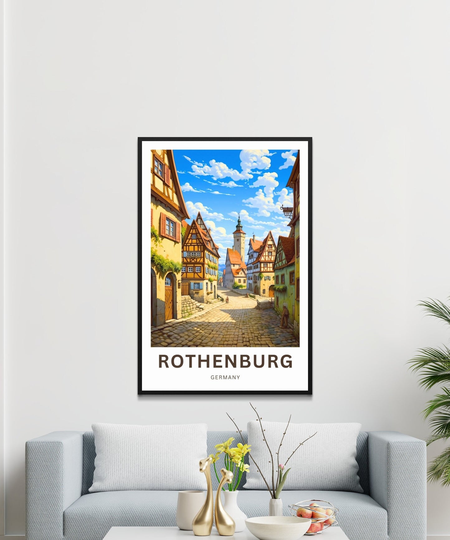 Rothenburg Travel Poster