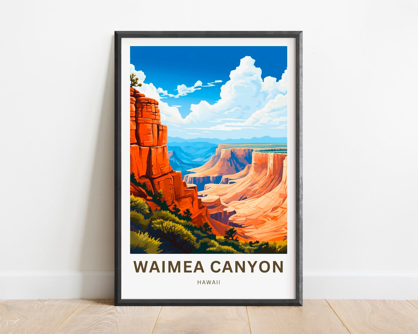 Waimea Canyon  Travel Poster