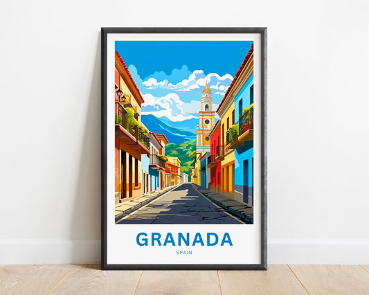 Granada Travel Poster