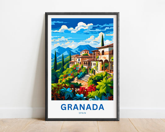 Granada Travel Poster