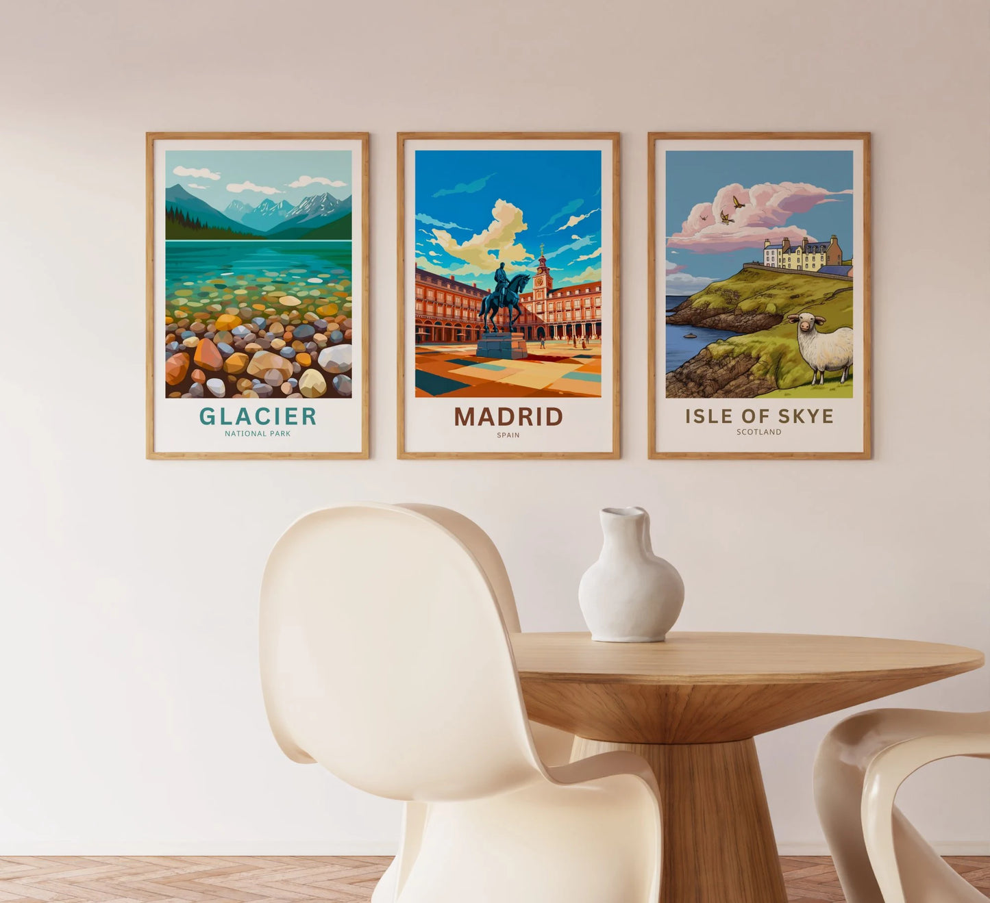 Madrid Travel Poster