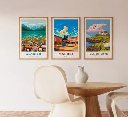 Madrid Travel Poster