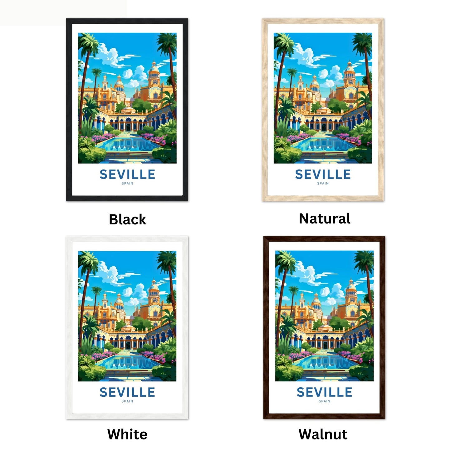 Seville Travel Poster