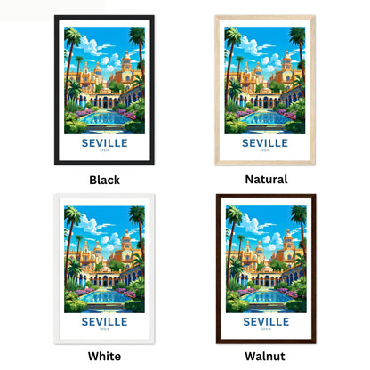 Seville Travel Poster